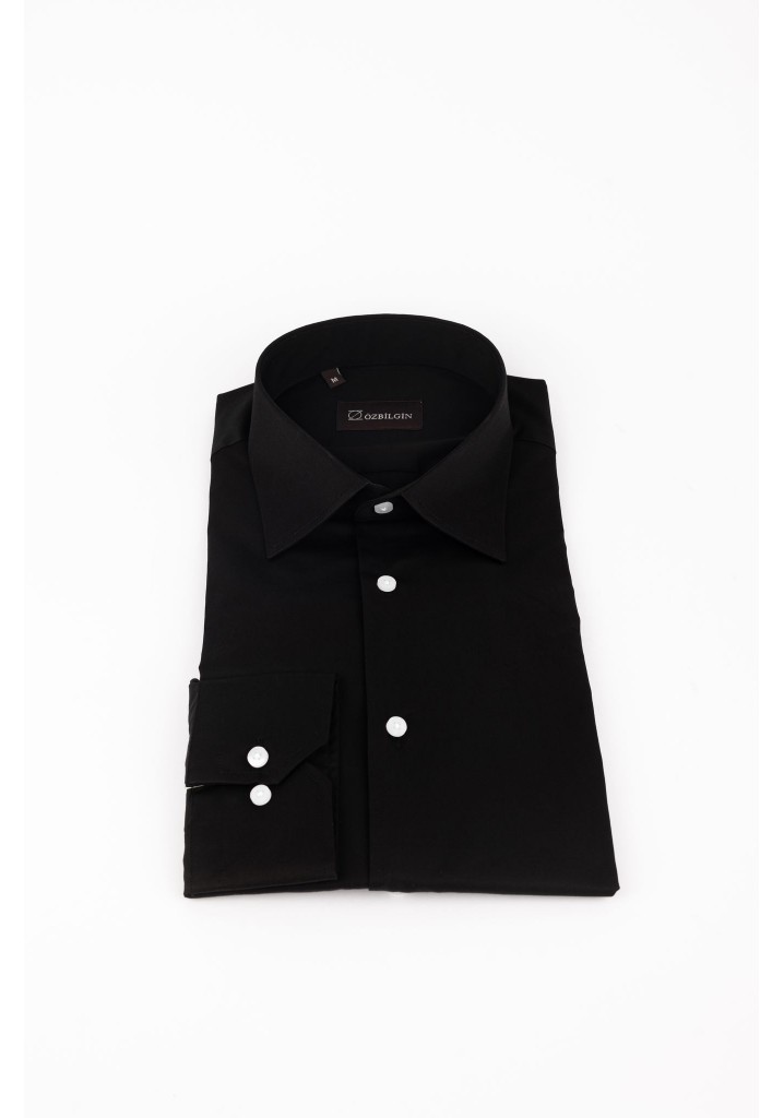 Classic Black SlimFit Shirt