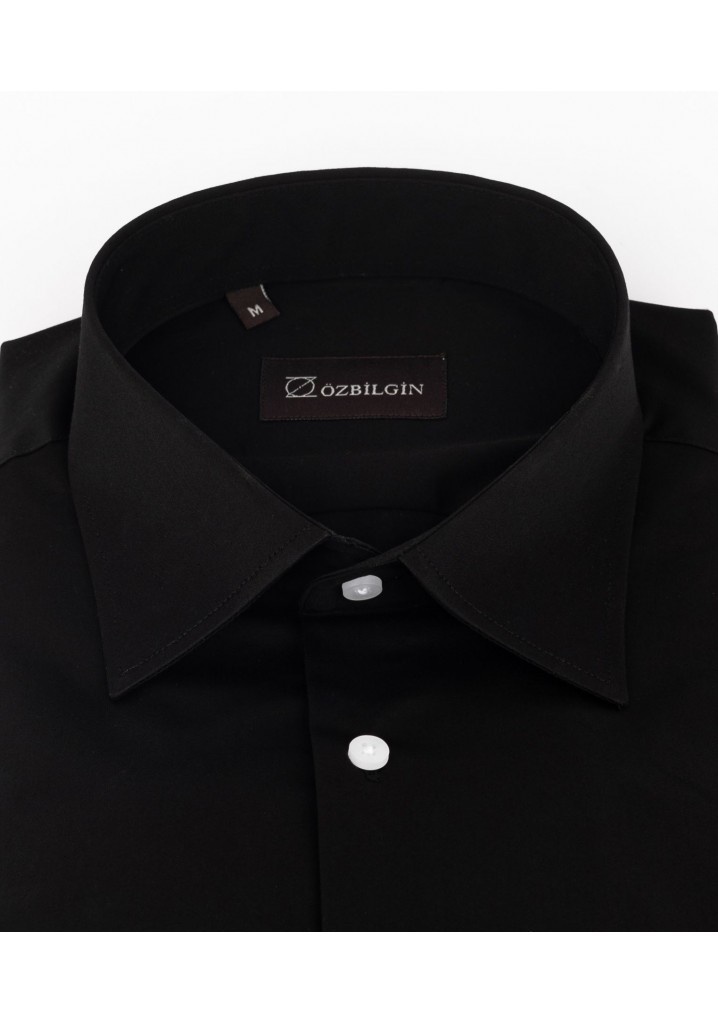 Classic Black SlimFit Shirt