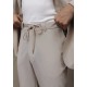 Beige Jogger Trousers Suit