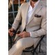 Beige Linen Suit