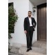 Black Linen Suit