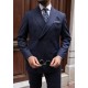 Navy Blue Double Breasted Suit