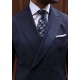 Navy Blue Double Breasted Suit