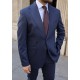 Navy Blue Pinstripe Suit