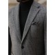  Gray Steel Knit Wool Sports Jacket