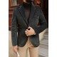 Haki Kadife Blazer Ceket