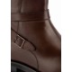 Buckled Chelsea Boots / Brown