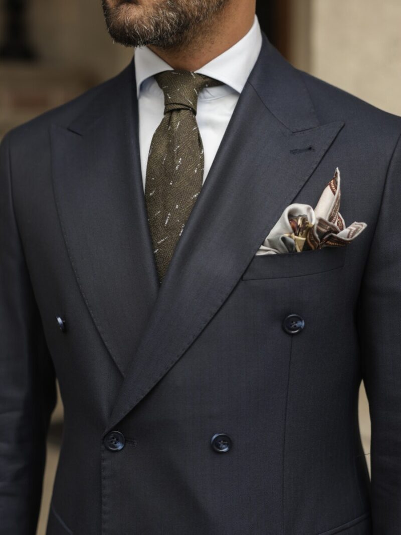 Lacivert Kruvaze Takım Elbise (6) - 1