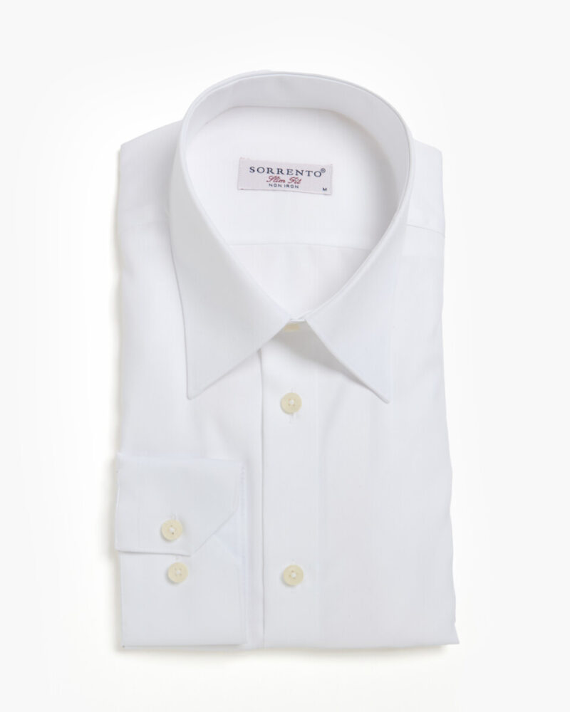Beyaz İngiliz Yaka Sorento Gömlek