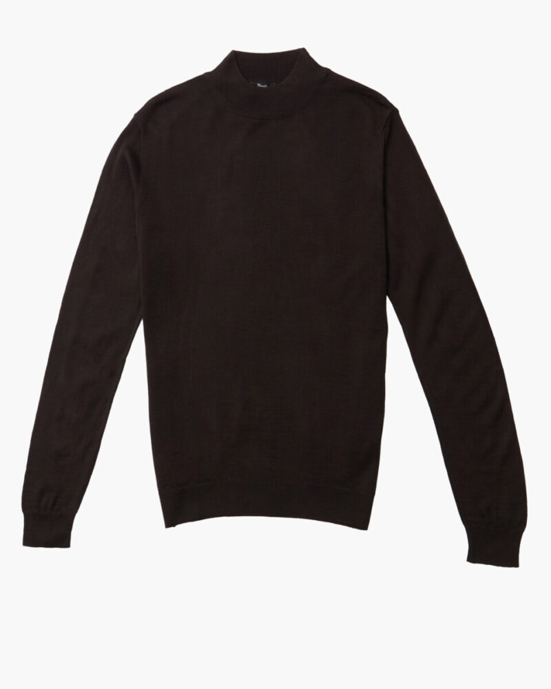 Acıkahverengi Bond Yarım Balıkçı Kazak