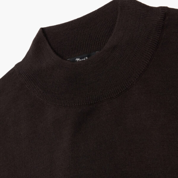 Acıkahverengi Bond Yarım Balıkçı Kazak