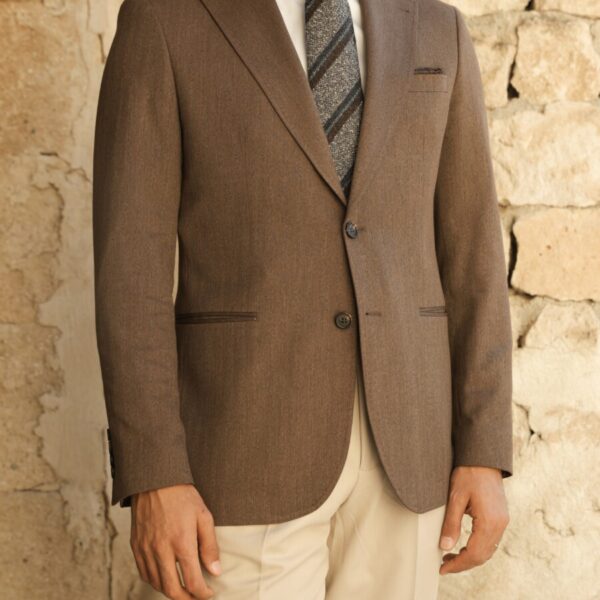 Kahverengi Bari Blazer Ceket