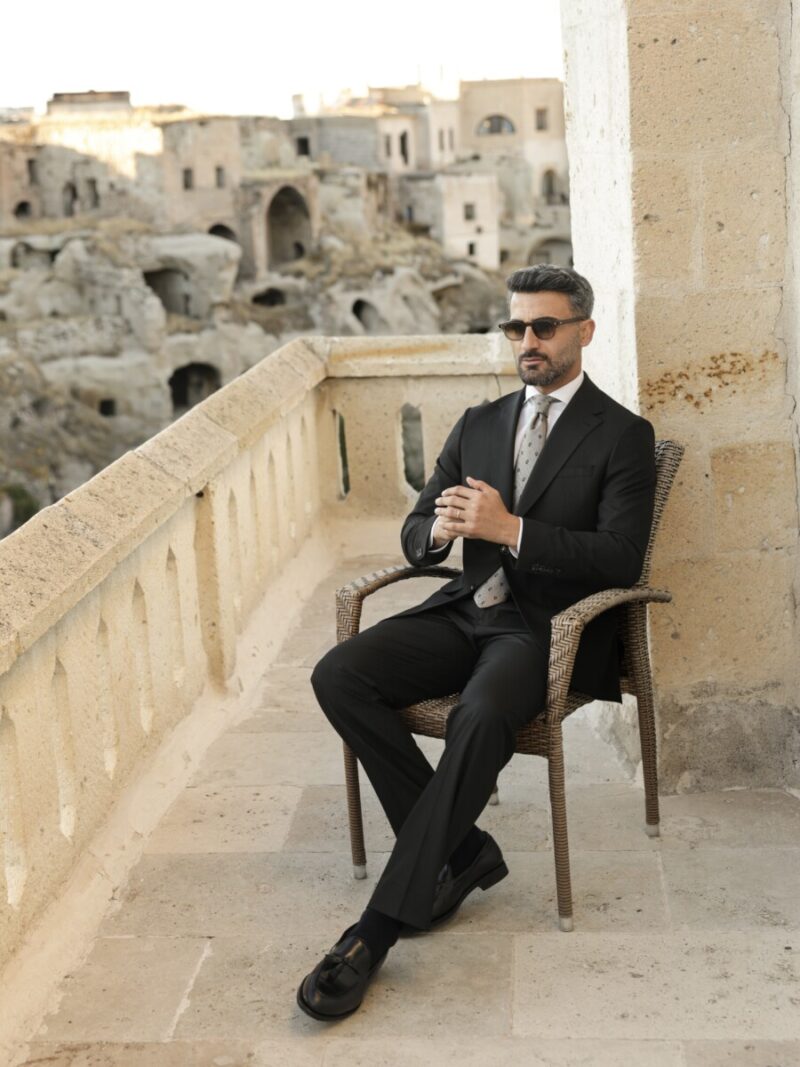 Siyah Brescia Blazer Takım Elbise