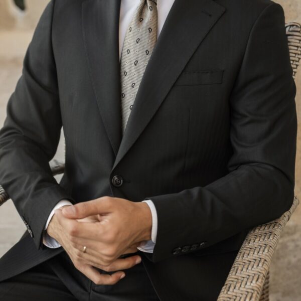 Siyah Brescia Blazer Takım Elbise