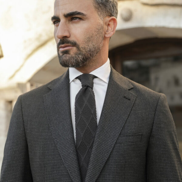 Siyah Pötikareli Bari Blazer Ceket