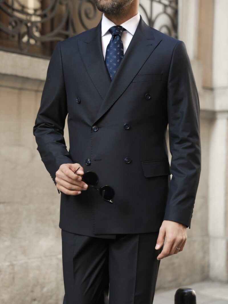 Lacivert Kruvaze Takım Elbise (3) - 0