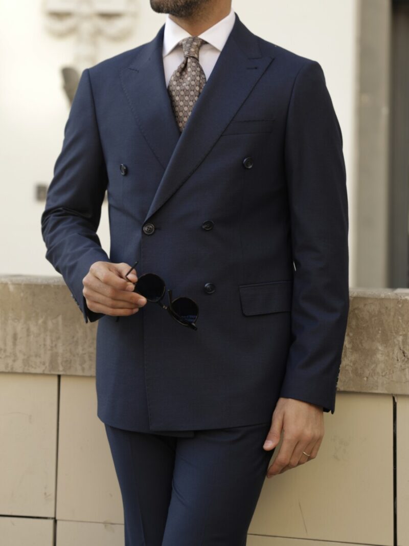 Protokol Mavisi Kruvaze Takım Elbise (3) - 0