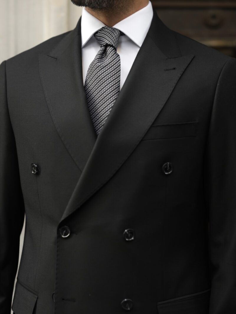 Siyah Kruvaze Takım Elbise (4) - 1