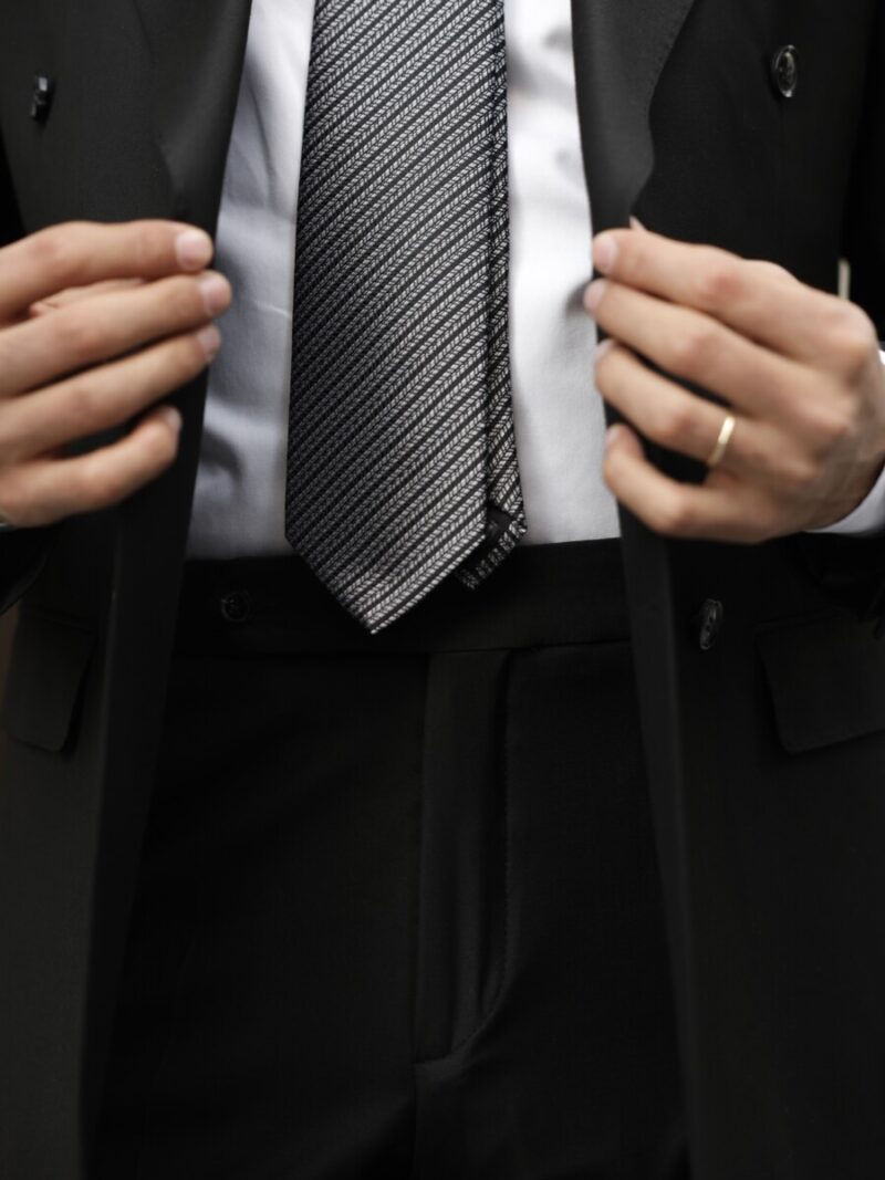 Siyah Kruvaze Takım Elbise (5) - 3