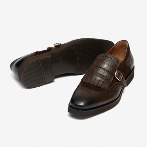 Ghent Acı Kahverengi – Eva Taban Santo Deri Tokalı Erkek Ayakkabı