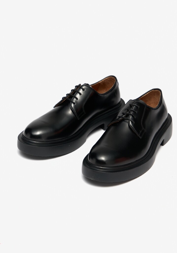 Ronda Siyah – Eva Taban Açma Deri Bağıcıklı Erkek Ayakkabı