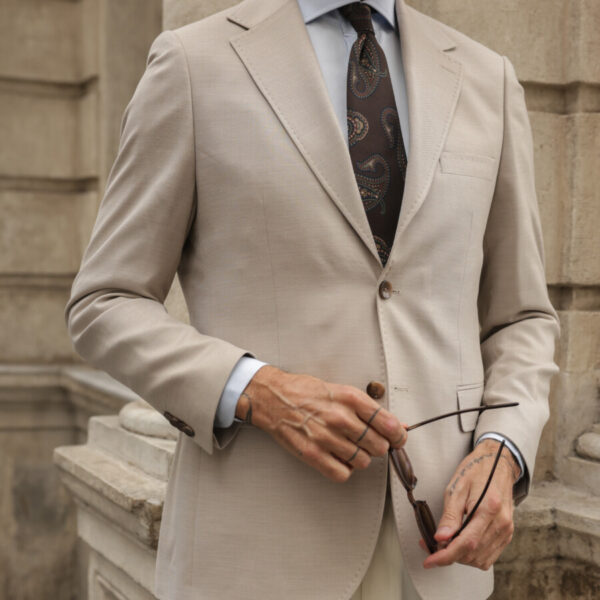 Bej Basilicata Blazer Ceket