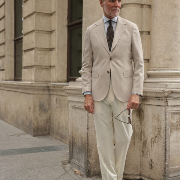Bej Basilicata Blazer Ceket - 52