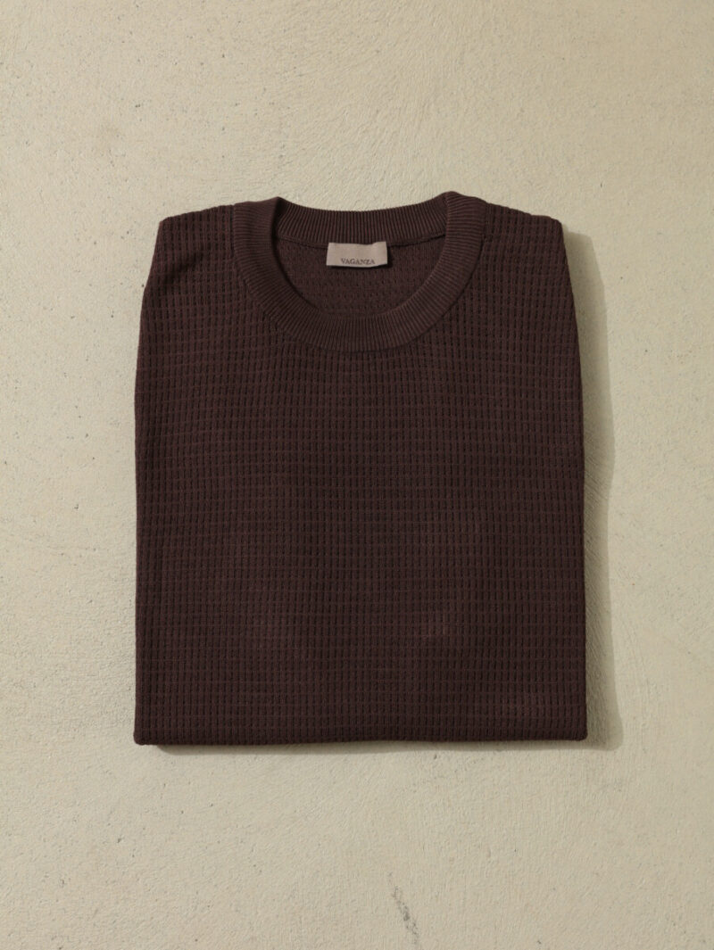 Acıkahverengi Triko T-shirt