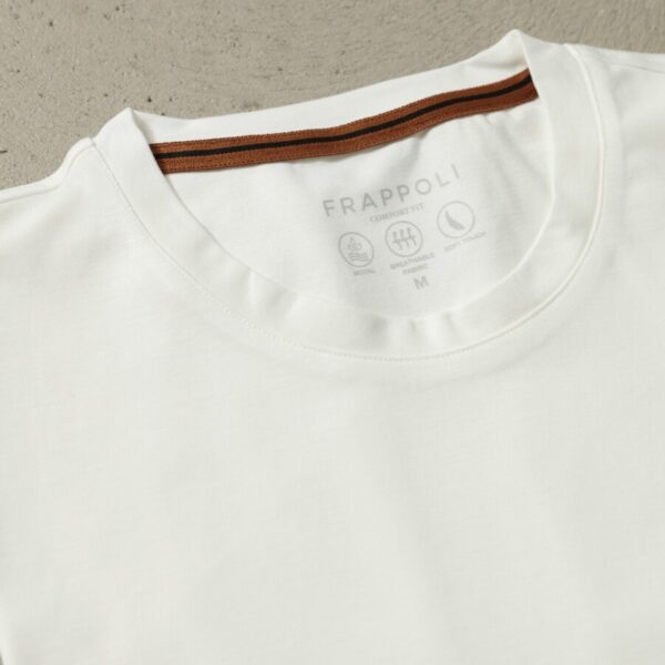 Frappoli Modal Beyaz T-Shirt