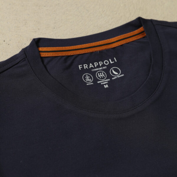 Frappoli Modal Lacivert T-Shirt
