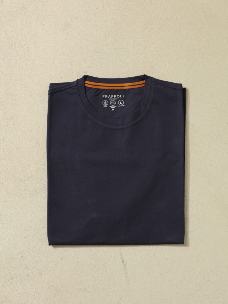 Frappoli Modal Lacivert T-Shirt