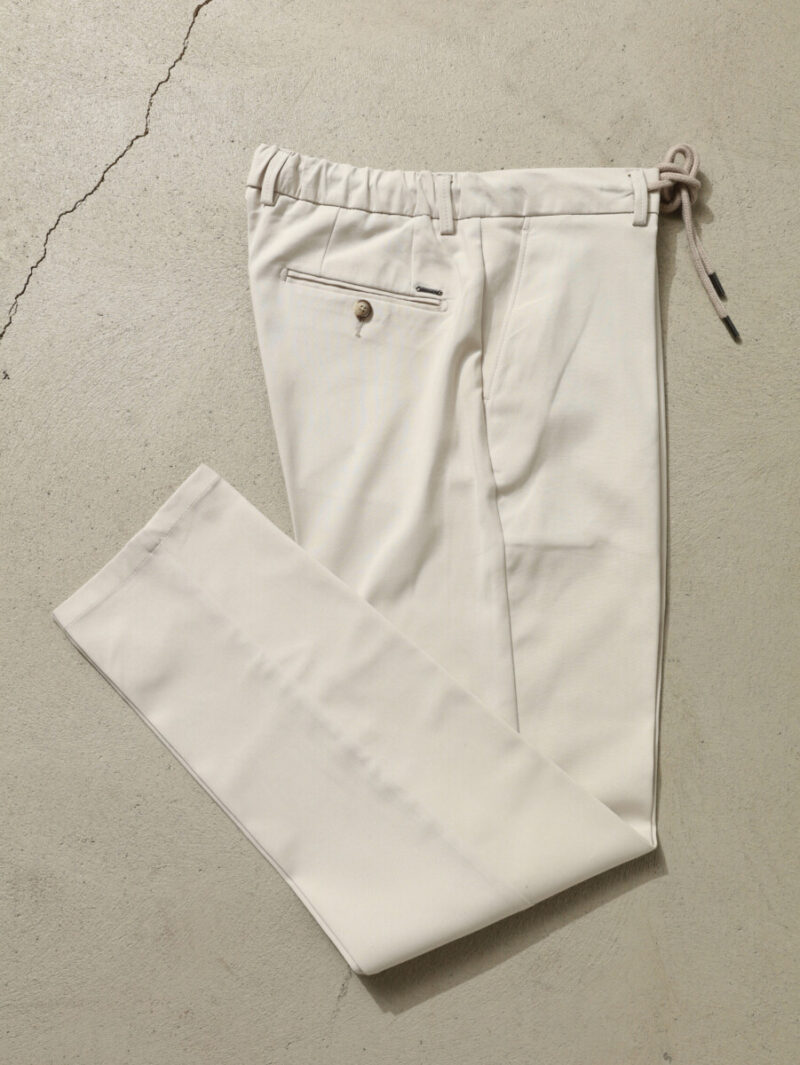 Frappoli Kırık Beyaz Paraşüt Kumaş Pantolon